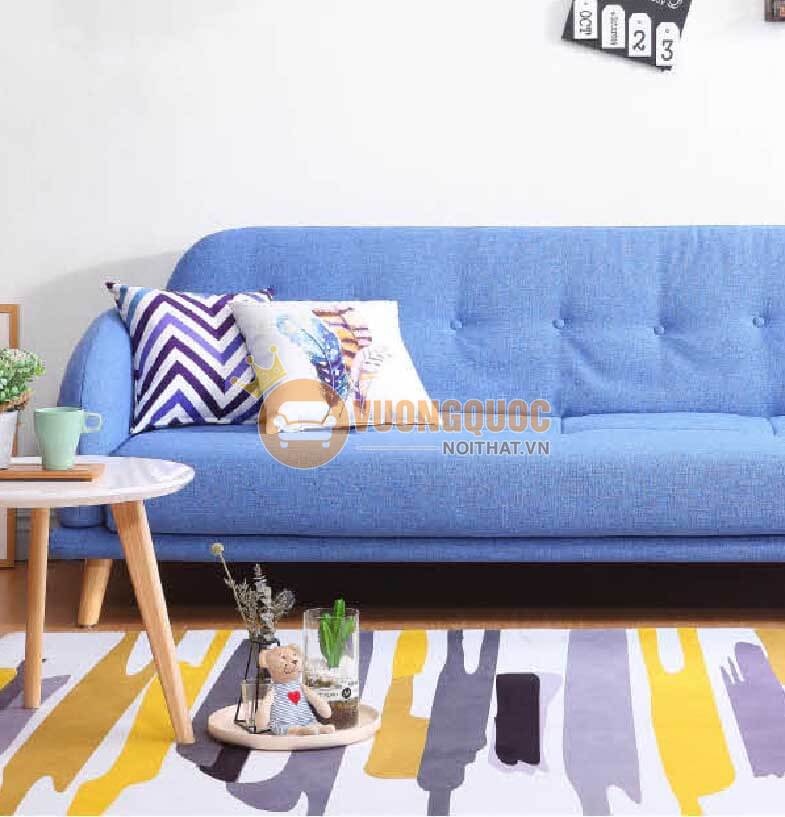 Ghế sofa giường đa năng đẹp màu xanh coban PFS BJ205B-4